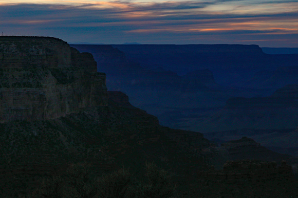 Canyon sunrise and horses 11-6-20-14