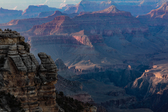 Canyon sunrise and horses 11-6-20-7
